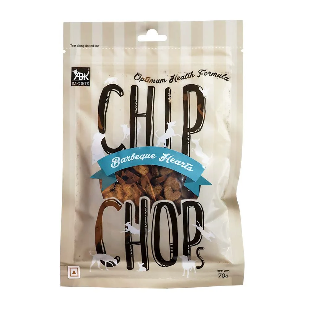 Chip Chops Barbeque Hearts Treats for Dog