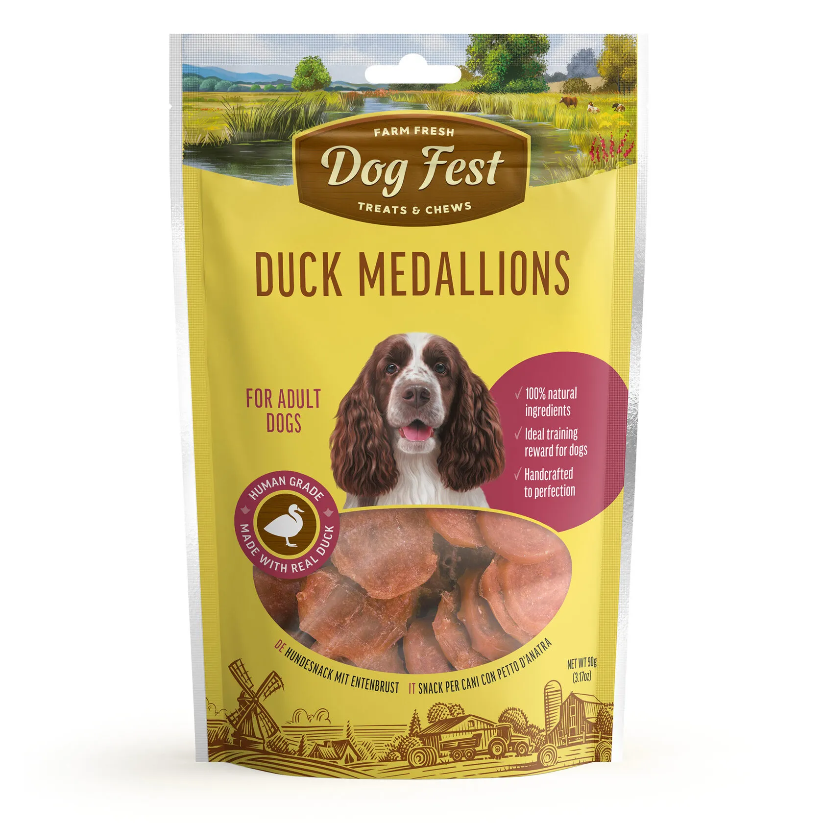 Dog Fest Duck Medallions Dog Treats