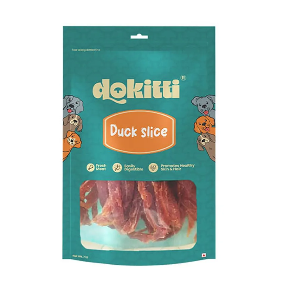 Dokitti Duck Slice Dog Treat