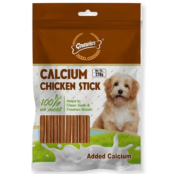 Gnawlers Calcium Chicken Stick Dog Treats