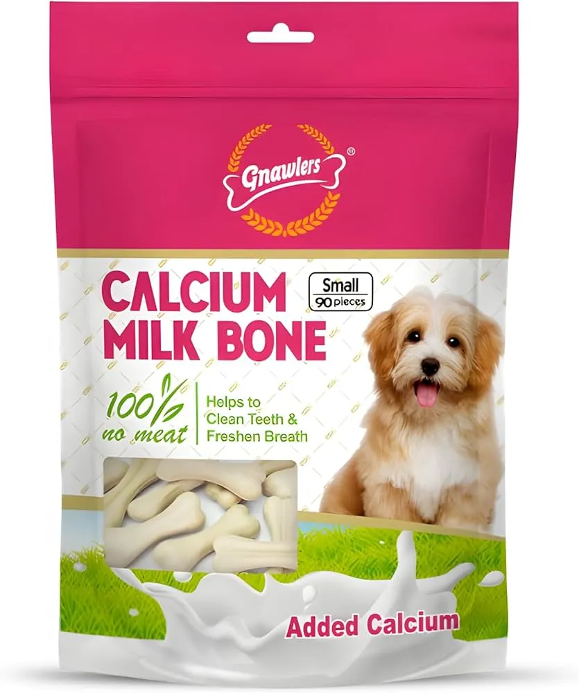 Gnawlers Calcium Milk Bone Dog Treats