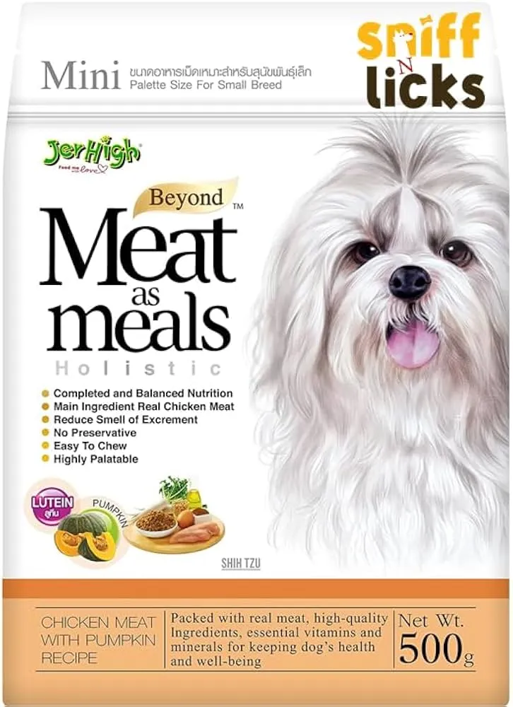 Jerhigh Meat as Meals Chicken Meat with Pumpkin Recipe Dog Treats