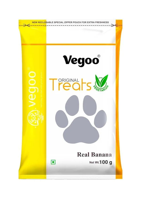 Vegoo Real Banana Stick Dog Treats