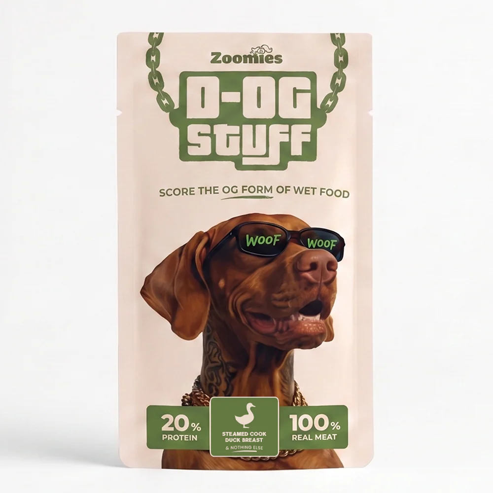 Zoomies D-Og Stuff Steam Cooked Duck Breasts
