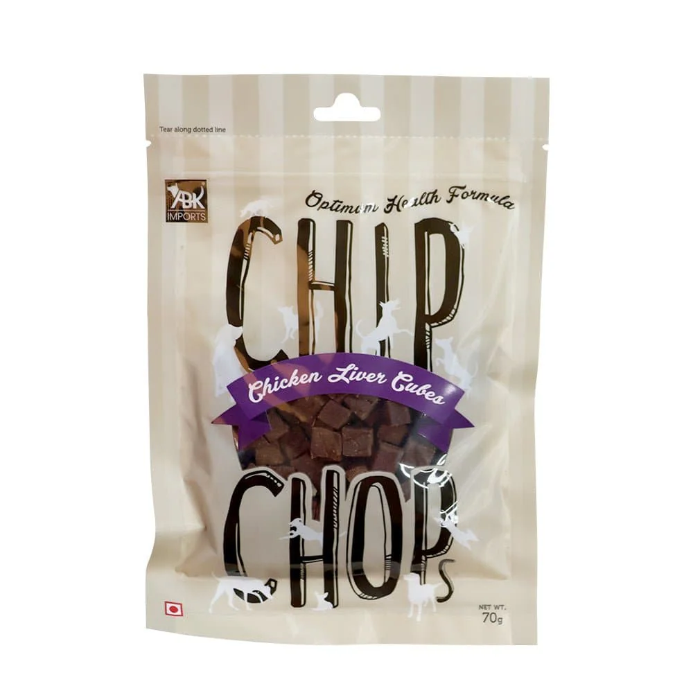 Chip Chops Chicken Liver Cubes Treats for Dog