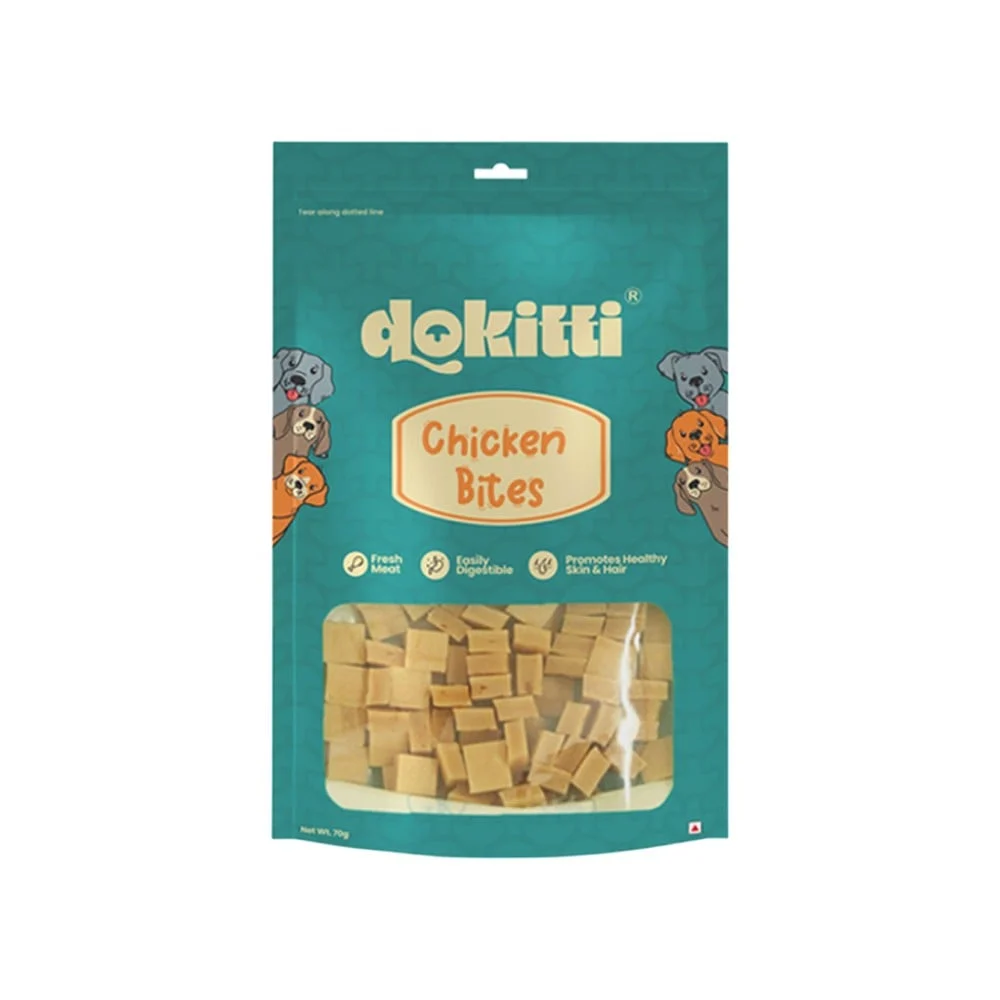 Dokitti Chicken Bites Dog Treat