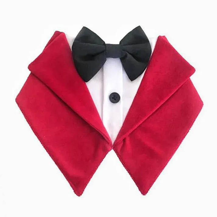 DOB Red Velvet Vest Bandana