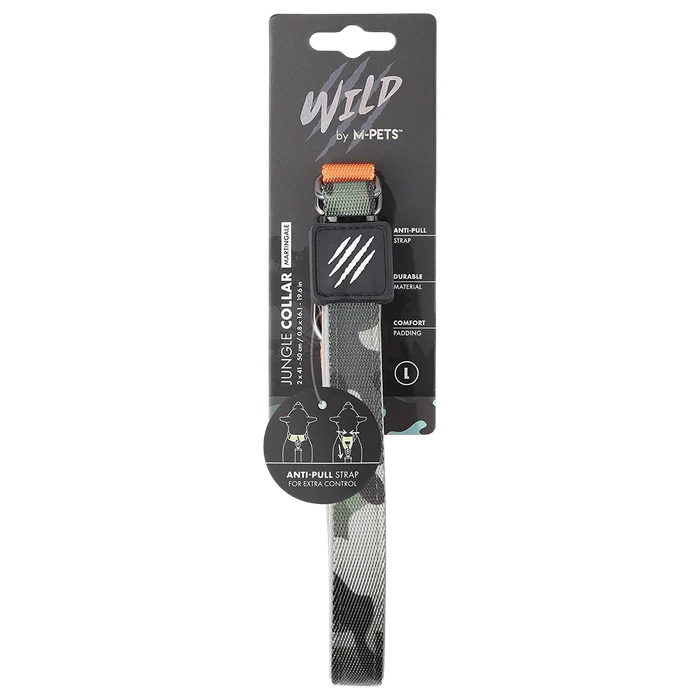 M-Pets Wild Jungle Martingale Collar