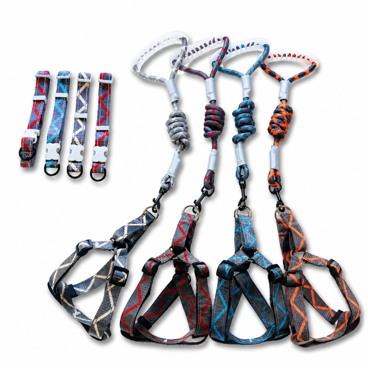 Companion Needs Wave Collar Rope Harness Set