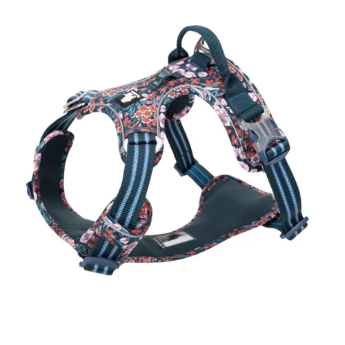 Truelove Floral No Pull Pet Harness - XL Navy Blazer