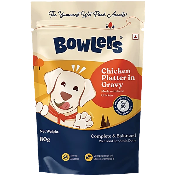 Bowlers Chicken Platter in Gravy Adult Dog Wet Food