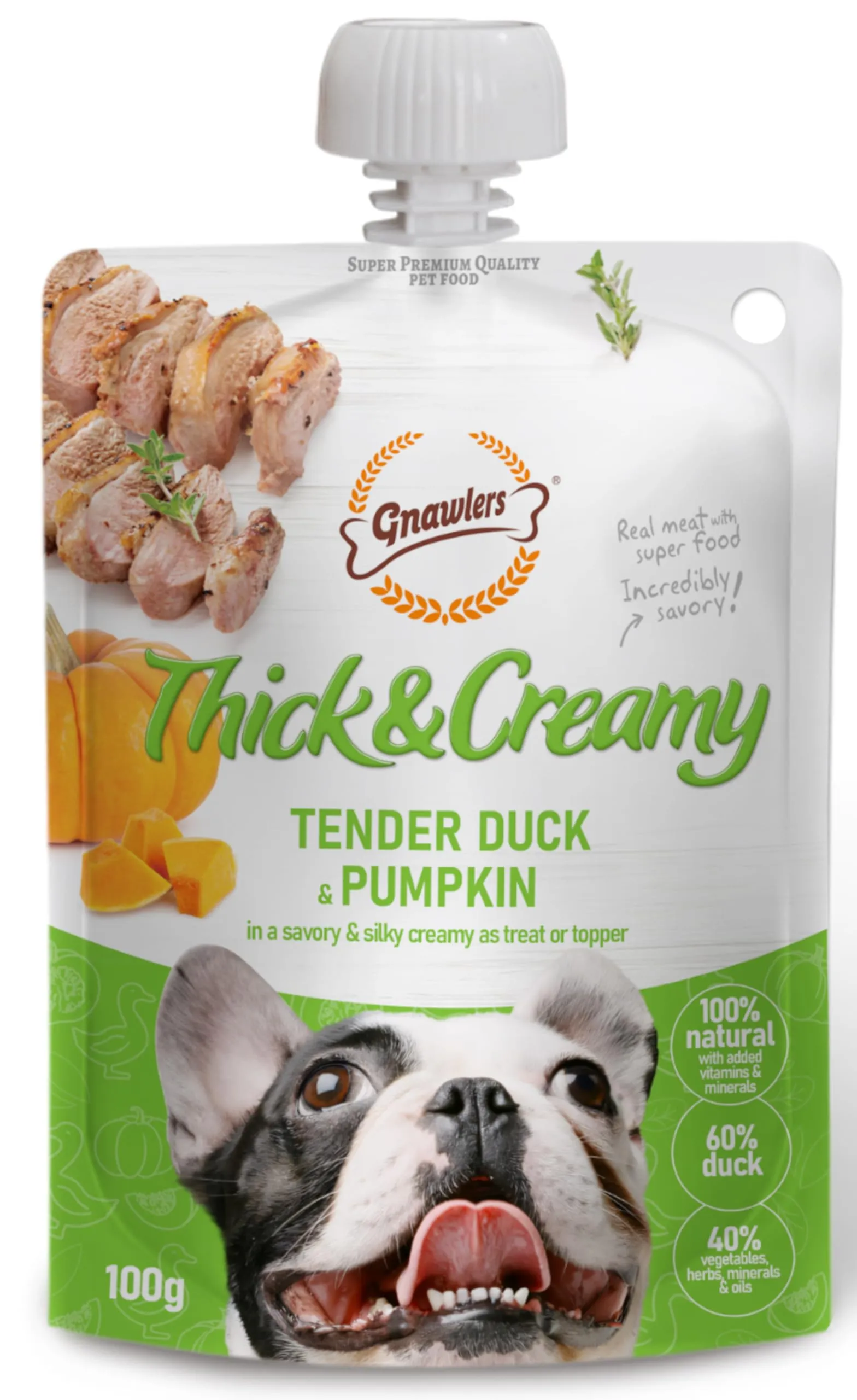 Gnawlers Thick & Creamy with Tender Duck & Pumpkin