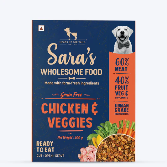 Heads Up For Tails Sara's Wholesome Grain-Free Chicken & Veggies Dog Food for Dogs