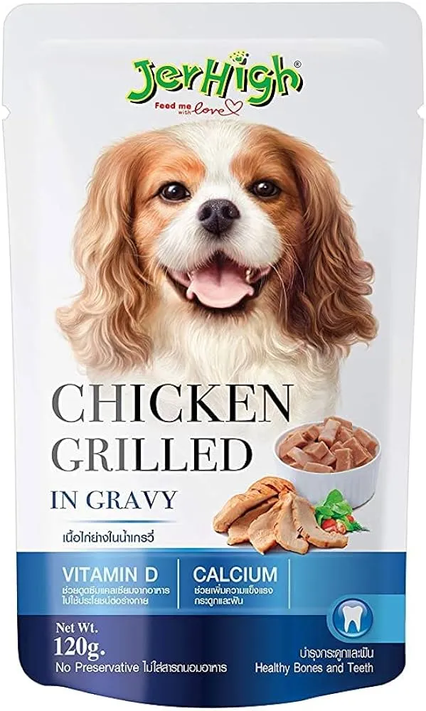 JerHigh Chicken Grilled in Gravy - Dog Wet Food