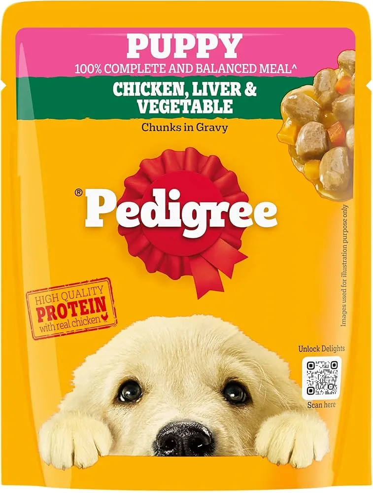 Pedigree Puppy Chicken Liver with Veg Gravy