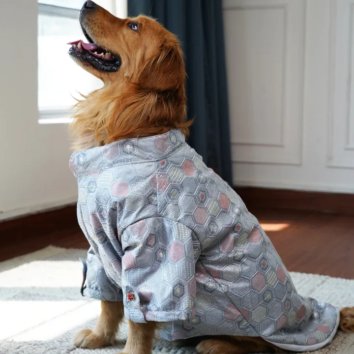 Furvia Hexa Monosilk Designer Kurta for dogs