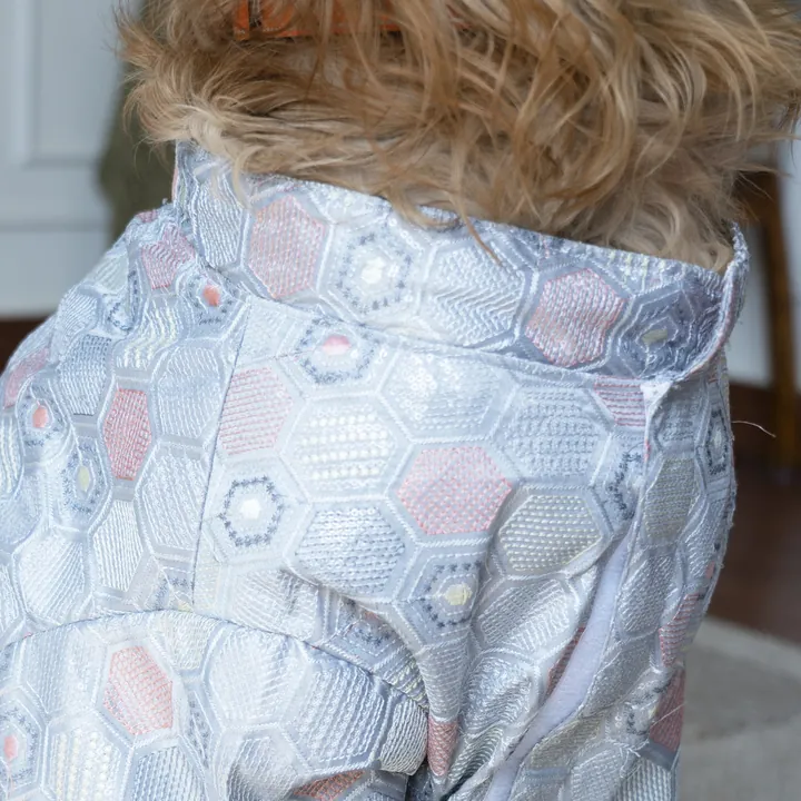 Furvia Hexa Monosilk Designer Kurta — fabric and detail