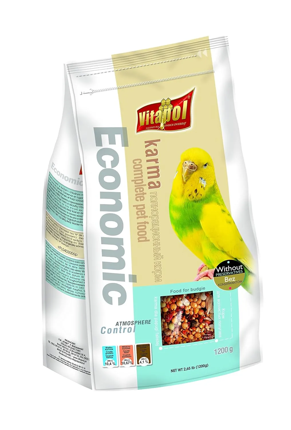 Vitapol Economic Food For Budgie